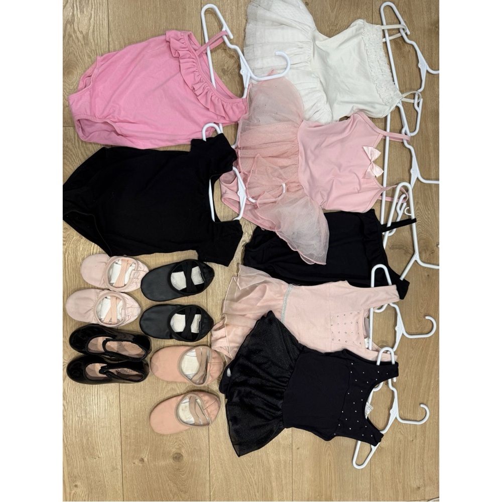 Ballet leotards and shoes bundle 2/3 toddler